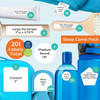 Surf's Up personalized camp stickers — waterproof labels for camp gear and clothing