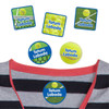 Tennis summer camp labels — waterproof labels for summer camp covering gear, clothing and backpacks