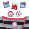 Train Chug Chug summer camp labels — waterproof labels for summer camp covering gear, clothing and backpacks