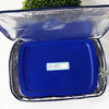 Rectangle write-on labels on food storage labeled with contents, cook time and temperature