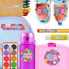 Kawaii Cuties kindergarten and preschool nametags — waterproof name tags for preschoolers on water bottle, lunchbox and school supplies