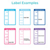 Large Baby Bottle Labels — breast milk labels and waterproof daycare bottle stickers, name labels for bottles