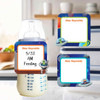 Aliens small square write-on labels — reusable waterproof daycare