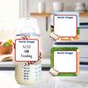 Baseball small square write-on labels — reusable waterproof daycare