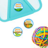Durable round sticker labels for daycare