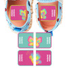 Butterflies picture matching shoe stickers left and right teaching labels Butterflies picture matching shoe stickers left and right teaching labels