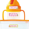 Butterflies extra small waterproof name stickers — mini sticker labels for small items and gear