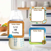 Camping small square write-on labels — reusable waterproof daycare