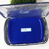 Rectangle write-on labels on food storage labeled with contents, cook time and temperature