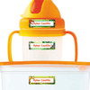 Dinosaurs Roam extra small waterproof name stickers — mini sticker labels for small items and gear