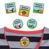 Farm Animals peel and stick clothing labels for kids — clothing stickers made to order