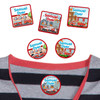 Fire Trucks peel and stick clothing labels for kids — clothing stickers made to order