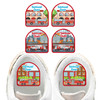 Fire Trucks shoe name labels — personalized waterproof labels for shoes