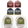 Football shoe name labels — personalized waterproof labels for shoes