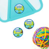 Frogs small round name labels — waterproof circle stickers for kids