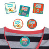Jungle Animals peel and stick clothing labels for kids — clothing stickers made to order