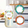 Waterproof small round write-on labels jungle safari kids daycare name stickers Waterproof small round write-on labels jungle safari kids daycare name stickers