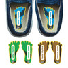 Monster Trucks left right foot-shaped shoe labels for children Monster Trucks left right foot-shaped shoe labels for children
