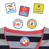 Outer Space peel and stick clothing labels — clothing stickers for kids made to order