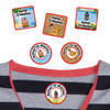 Pirates peel and stick clothing labels — clothing stickers for kids made to order