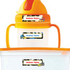 Race Cars extra small waterproof name stickers — mini sticker labels for small items and gear