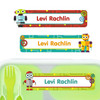 Durable Rectangle Name Stickers Durable Rectangle Name Stickers