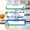 Goal! Soccer small rectangle write-on labels — reusable waterproof