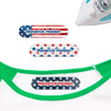 Long-lasting Stars and Stripes preschool labels. High-quality identification for preschool items.