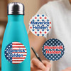 Medium personalized round labels for kids Medium personalized round labels for kids