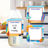 Surf's Up small square write-on labels — reusable waterproof daycare