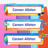Personalized labels for organizing kids belongings Personalized labels for organizing kids belongings