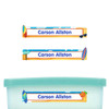Surf's Up slim name stickers — waterproof stickers for water bottles and small containers