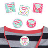 Magical Unicorns peel and stick clothing labels for kids — clothing stickers made to order