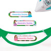 Enchanted Princess iron on nametags for clothes — personalized iron-on clothing labels for kids