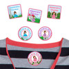 Enchanted Princess peel and stick clothing labels for kids — clothing stickers made to order