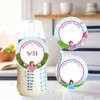 Enchanted Princess small round write-on labels — reusable waterproof daycare