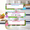 Enchanted Princess small rectangle write-on labels — reusable waterproof