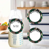 Camo small round write-on labels — reusable waterproof daycare