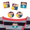 Astronaut peel and stick clothing labels — clothing stickers for kids made to order