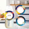 Astronaut Boy or Girl small round write-on labels — reusable waterproof daycare