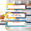 Astronaut Boy or Girl small rectangle write-on labels — reusable waterproof