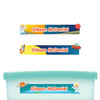 Astronaut Boy or Girl slim name stickers — waterproof stickers for water bottles and small containers