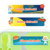 Astronaut Boy or Girl large rectangle name labels — waterproof sticker labels for school supplies and water bottles