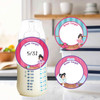 Ballet small round write-on labels — reusable waterproof daycare