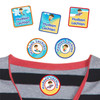 Beach (Boy/Girl) peel and stick clothing labels for kids — clothing stickers made to order