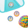 Beach (Boy/Girl) small round name labels — waterproof circle stickers for kids