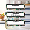 Camo small rectangle write-on labels — reusable waterproof
