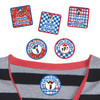 Cowboy & Cowgirl peel and stick clothing labels for kids — clothing stickers made to order