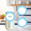 Dots small round write-on labels — reusable waterproof daycare