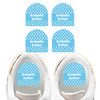 Dots shoe name labels — personalized waterproof labels for shoes